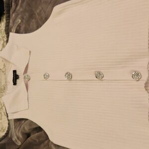 New with Tag, Women's White Sleeveless Top